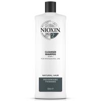 Nioxin шампунь очищающий для натуральных волос с тенденцией к истончению 300 мл, 1000 мл
